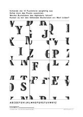ABC-Puzzle 4 Buchstaben